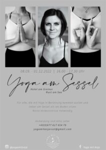 Yoga mit Anja Hotel am Greiner Rust Drescher Touristik & Line yoga am Sessel 2022